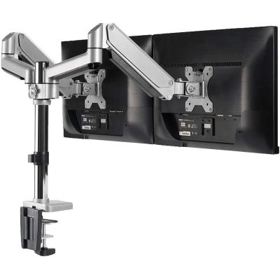 China aluminum monitor arm for dual computer monitor 17-32inch for sale