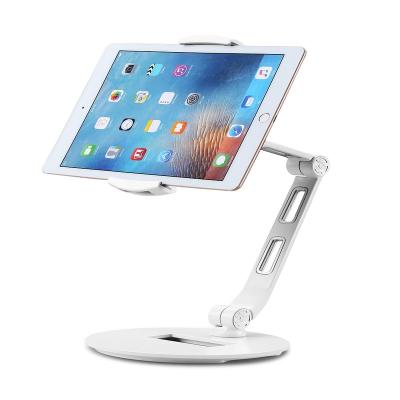 China Adjustable Aluminum Alloy Tablet Stand for 4.7-12.9 inch Tablets and Phones for Table, Desk, Kitchen, Office for sale