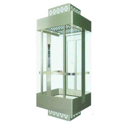 China Guided Elevators Villa / Panoramic Home Elevator / Panoramic Glass Elevator for sale