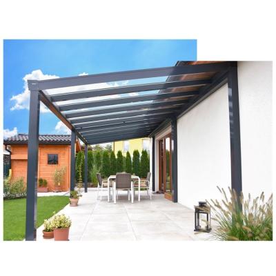 China Residential Outdoor Parking Awnings Modern Aluminum Car Houses Awnings For Polycarbonate Terrace for sale