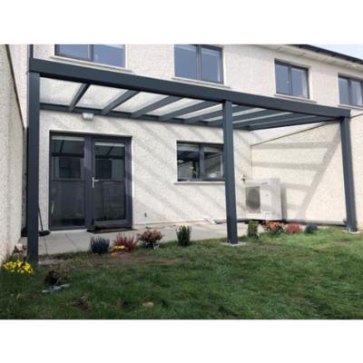 China New Design Aluminum Pergola Sun Shade Bioclimatic Pergola Easily Assembled Outdoor Garden Buildings for sale