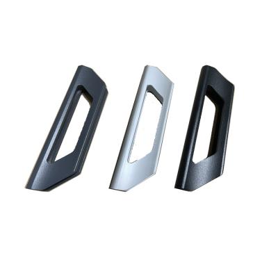 China Simple Design Stain Goods Aluminum Handgreep Slides 10mm Glass Door Alu Handles for sale