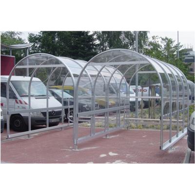 China Arched Outdoor Curved Round Shopping Trolley Shelters And Garage for sale