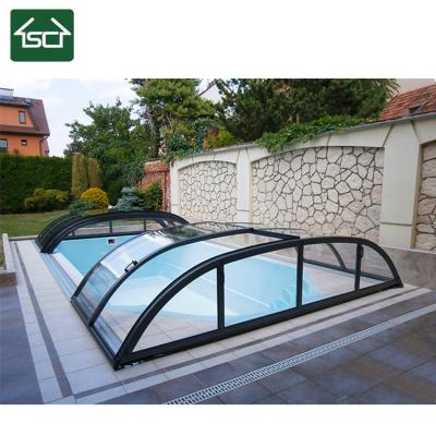 China 10 Years Fixed Or Telescopic Warranty Polycarbonate And Clear Aluminum Solar Pool Cover for sale