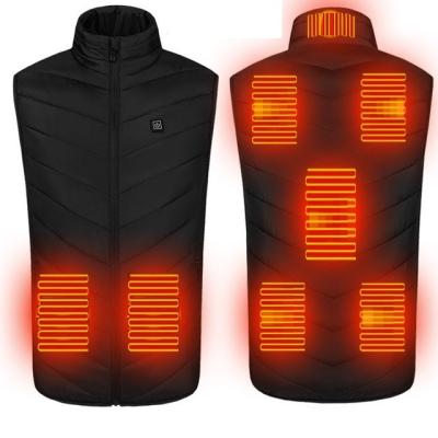 China Waterproof ECO Choose High Quality Custom Logo Thermal Heat Vest Winter Men's Usb Sleeveless Battery Operated Heated Vest for sale