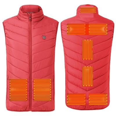 China Waterproof ECO Single Heating Zone Outdoor Vest Heated Winter Carry On Usb Warm Charging Vest Heating Heated Clothes Invest for sale