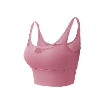 China ECO Breathable Choose Wholesale Adjustable Seamless Backless Hot Bra Strappy Sports Fitness Gym Girl Women Yoga Sports Ladies Seamless Bra for sale