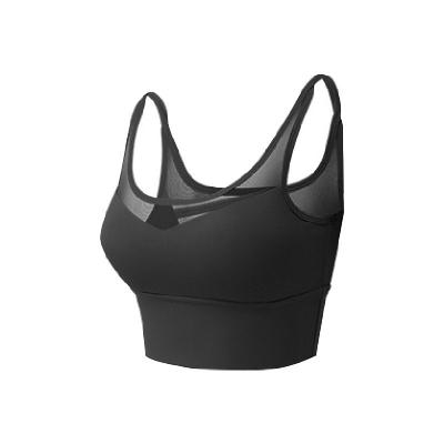 China ECO Breathable Choose Custom LOGO Bra Wholesale Girl Fitness Gym Women Yoga Sports Bra Seamless Sports Training Strappy Backless Ladies for sale