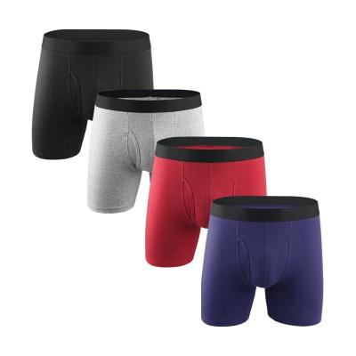 China ECO Antibacterial Single ECK01 4-Pack Custom Men's Briefs And LOGO Printed Pants Popular Panties Boxers Set Underwear Cotton Seamless Shorts for sale