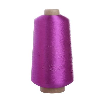 China Bright recycled fdy recycled 75d colored polyester yarn for weft for sale