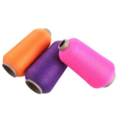 China Wholesale High Tenacity Dhoma Stretch Skein High Dyed Polyester Yarn For Rubber Bands for sale