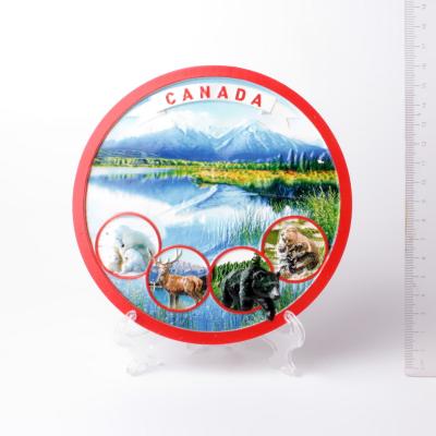 China Custom Shape Good Prices Souvenir Canada Cities Fridge Magnet for sale