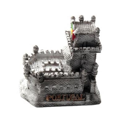 China Hot Selling Home Decor Resin Portugal Castle Resin Craft for sale