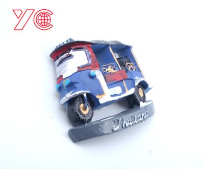 China Shape 3D Thailand handmade tuk-tuk specialized souvenir magnets for sale