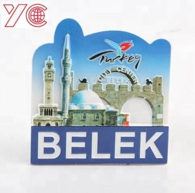 China Shape Personalized Gift Making Machine Polyresin Turkey Keepsake Magnets For Fridge for sale