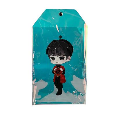 China Zipper Closure Document Folder With Snaps Buttons PP Plastic Bag With Custom Logo PVC Zipper Folder Bag Envelope Folder for sale