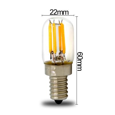 China Safety Edison Filament LED Fridge Bulb T22 LED Microwave Oven Refrigerator Light Bulbs for sale