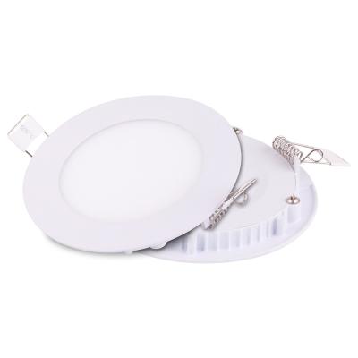 China Modern Hot Sale Cheap Price SMD 6W Led Slim Ceiling Recessed Round LED Panel Light for sale