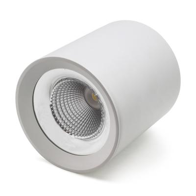 China Modern cylinder IP44 COB led surface mounted dimmable led downlight with good radiation for sale