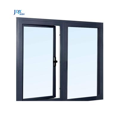 China Sliding Crank Double Hung White Frame Casement Windows Casement Windows 48 x 48 Aluminum Clad High Quality For Nigeria for sale