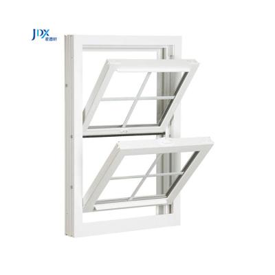 China Factory Wholesale Durable American Style Black Aluminum Double Hung Sash Windows 28x67 for Sale for sale