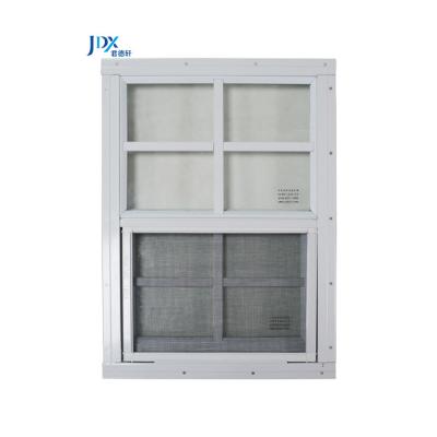 China Customized Casement Durable Hung Window Sliding Window Single Hung White Vinyl Windows With Insulation Glass for sale