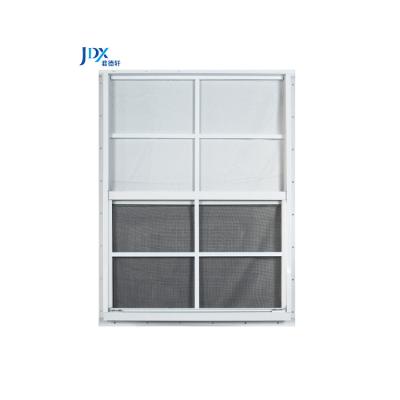 China Durable Vertical Sliding Window Hung White Vinyl Windows Single Up and Down Aluminum Top Hung Ventilation Glass Window Sliding Window for sale