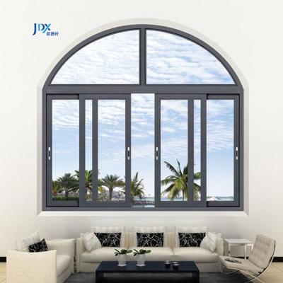 China Magnetic Aluminum Window Restaurant Sliding Frame Veranda Screen Zambia Steel Window Design For Sliding Window for sale