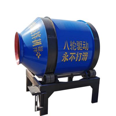 China Concrete Mixer 4 Small Rubber Wheel Concrete Mortar Production Roller Cement Eight Wheel Small Friction Mixer for sale