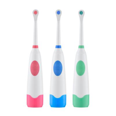 China Home-use replaceable cleaning brush 4 head rotating design waterproof electirc powered toothbrush for home use for sale