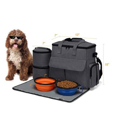 China Kinyu Manufacturer Price Weekend Travel Sustainable Pet Tote Organizer Accessories Bag For Dog for sale