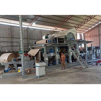 China Factory Wholesale Model 1575mm Corrugated Paper Machine Paper Recycling Machine for sale