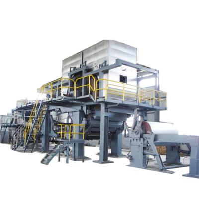 China Factory Hot Sale 2100mm Straw Wheat Recycled Copy Paper Bagasse Pulp Machine Prices for sale