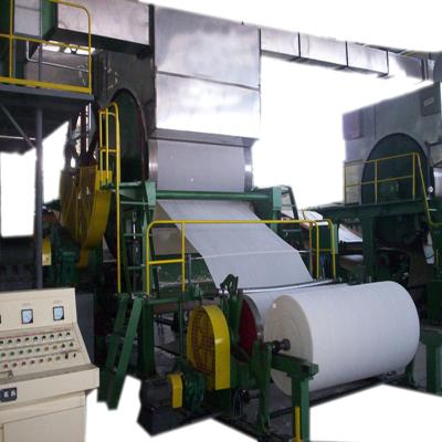 China Factory 3200mm Full Automatic Wheat Straw Paper Making Machine Pulp Machine Price for sale