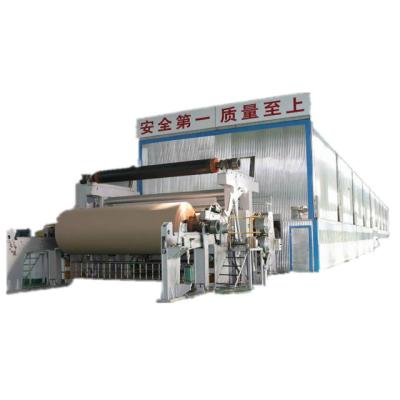 China kraft paper machine making price/paper making machine pipe mill using recycling 50t/d waste paper for sale