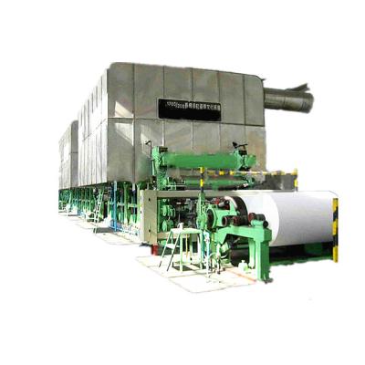 China 1575mm 80gsm Culture Paper/A4 Copy Paper Making Machine Using Straw As Raw Material 10t/d for sale