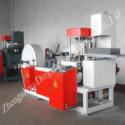 China Napkin Paper Folding Embossing Machine With Printing 180mm*180mm--460mm*460mm for sale