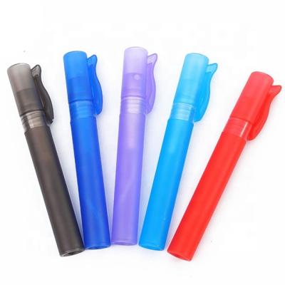 China Non Spill Plastic 5ml 10ml Spray Bottle Disinfection Mist Alcohol Sanitizers Sprayer Pen With Sprayer for sale