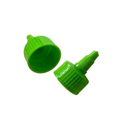 China Non Spill Color 18-410 Direct Twist 20-410 24-410 Green Factory Supply Top Cap With Aluminum Coating Sealing Cap for sale