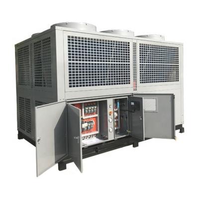 China Building Material Shops 60HP Industrial Cooling System Screw Air Cooled Water Chiller for sale