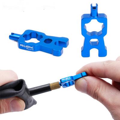 China French American Bicycle Valve Core Wrench Aluminum Alloy Valve Mouth Tool Inner Tube Tire Expander Demolition Tool for sale