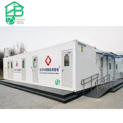 China Modern Prefab House Container House Quickly Assemble Low Cost Hospital House for sale