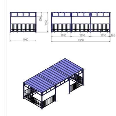 China Newest Project Hot Sale Structure Warehouse Portal Portal Steel Shed for sale