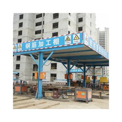 China Project High Grade Steel Structure Construction Building Reinforcement Processing Shed for sale