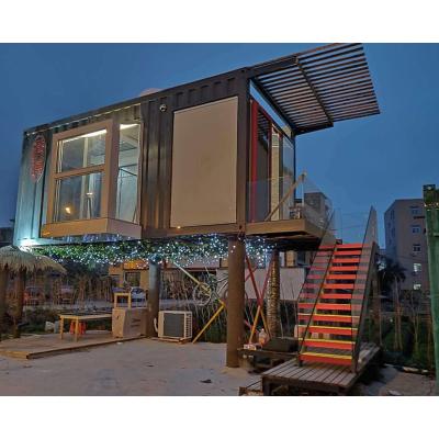 China Newest 2022 Modern Sandwich Panel Steel Structure Hotel Modular Low Cost Prefab Houses for sale