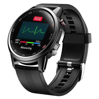 China OEM Full Round Touch Screen Sports Model New Latest Branded ECG PPG Blood Pressure Original Circle I/O Android Smart Watch Private Labeling for sale