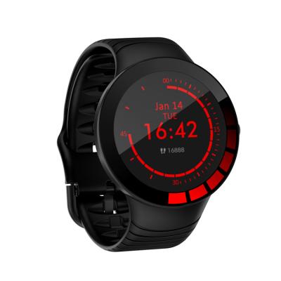 China Touch Screen Heart Rate Sleep Blood Pressure Monitoring Time Advertising Waterproof Wearable Round Wristband Custom Logo Smart Watch for sale