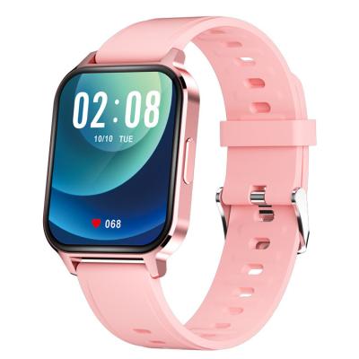 China Rectangular Touch Screen Manufacturer Brands 1.7 Inch Customize IP68 Heart Rate Cell Phones Waterproof Full Touch Big Screen Smart Bracelet for sale