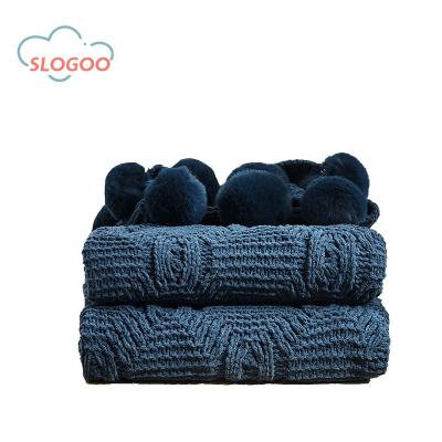 China Super soft velour/Three - dimensional exquisite stitch/Fully Design Price Organic Cotton Muslin Custom Blanket Customized Winter Blanket Custom Woven Blanket for sale