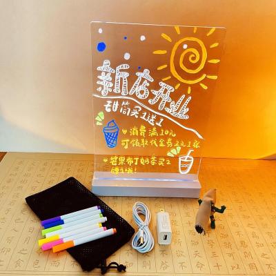 China A4 Acrylic Lettering Board ACRYLIC with light erasable for sale